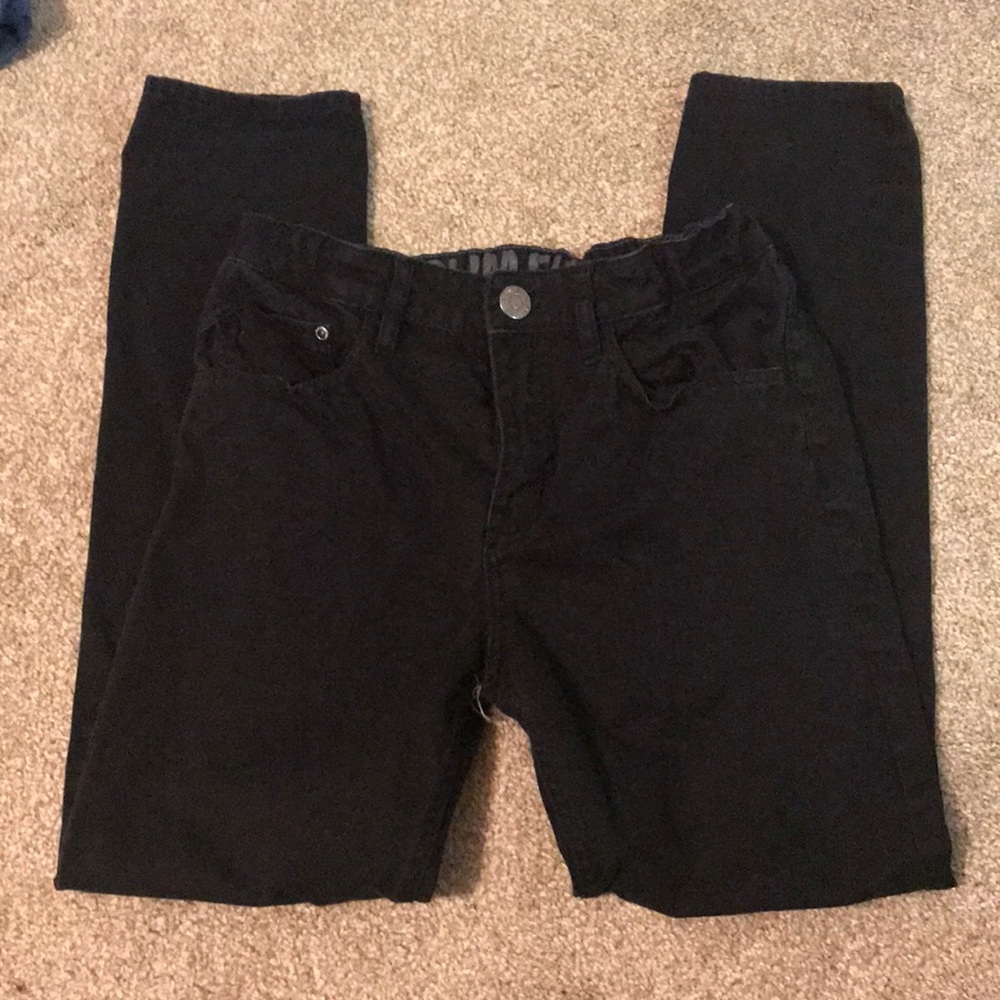 H&M’s boys black slim fit pants